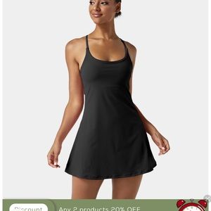 Halara. New with tags! In My Feels Everyday 2-in-1 Activity Dress-Euphoria Air.